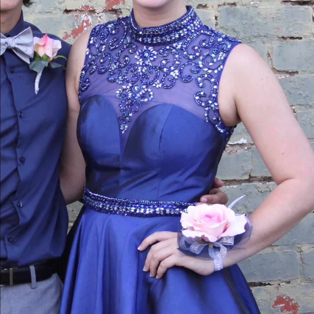 Blue Sherri Hill Dress